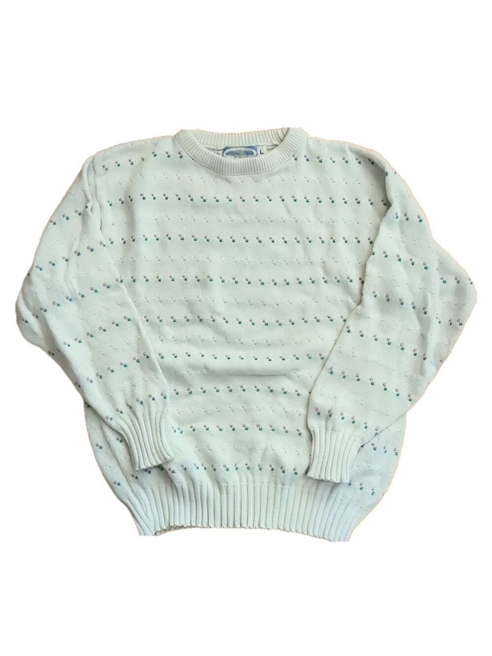 Vintage Schooner Sports Crewneck Sweater Large 90s